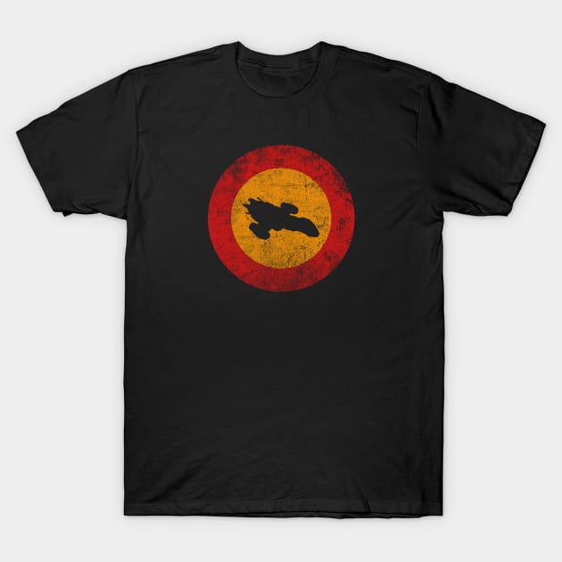 Firefly Serenity Ship Silhouette T-Shirt by Meta Nugget